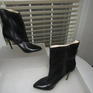 INC International Concepts Deandra Leather Ankle Booties Boots Shoes Size 8M